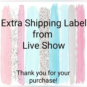 Extra shipping Label